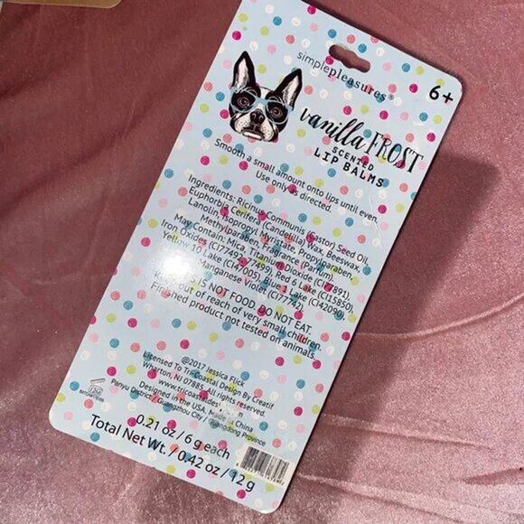 12 Cute lip balms / container Winter themes, Pug dog, cat, owls, Tony Moly lips, - Picture 14 of 14